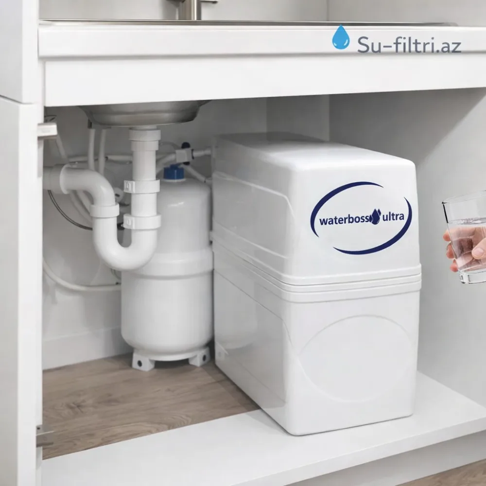 Waterboss Ultra 5 Filtrli Nasoslu Su Filtri (2.2 Gallon Çənli)