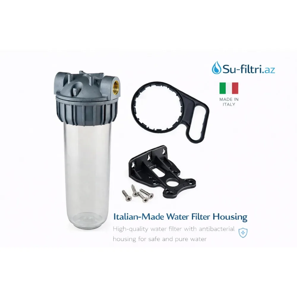 Antibakterial Su Filtr Korpusu – İtaliya İstehsalı Giriş Su Filtri (High Quality Housing)