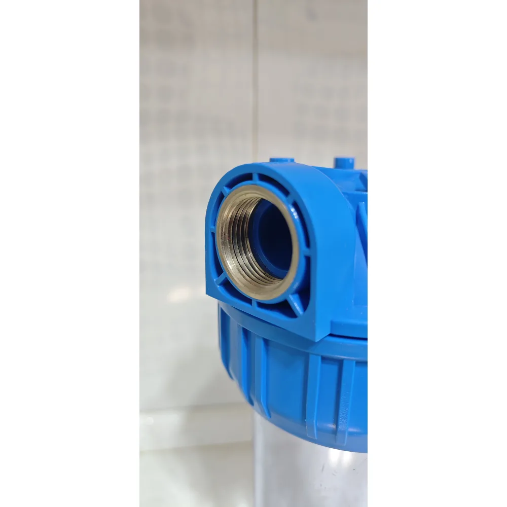 Greenaqua 10" Şəffaf Su Filtri Korpusu – Yüksək Təzyiqə Dayanıqlı