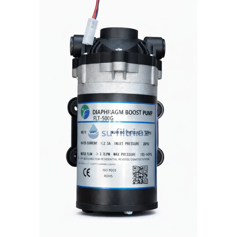 RO Su Filtri Nasosu FLT-500G – 36V Booster Pump | su-filtri.az