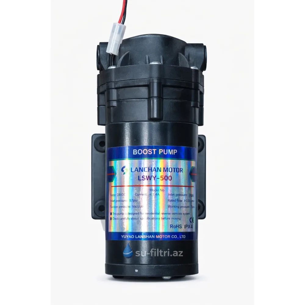 RO Su Filtri Nasosu LSWY-500 – 24V Booster Pump | su-filtri.az