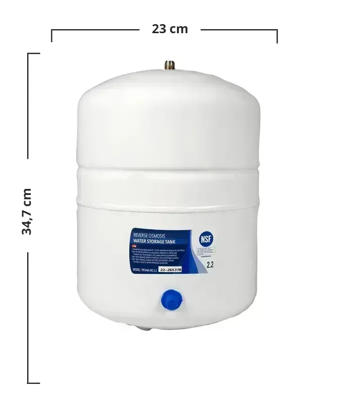 2.2 Gallon (8L) Su Çəni – Reverse Osmosis üçün Su Çəni