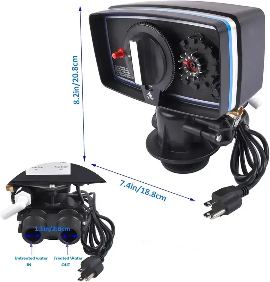 Fleck 5600 Su Yumşaldıcı Klapanı – Timer İdarəetməli Başlıq