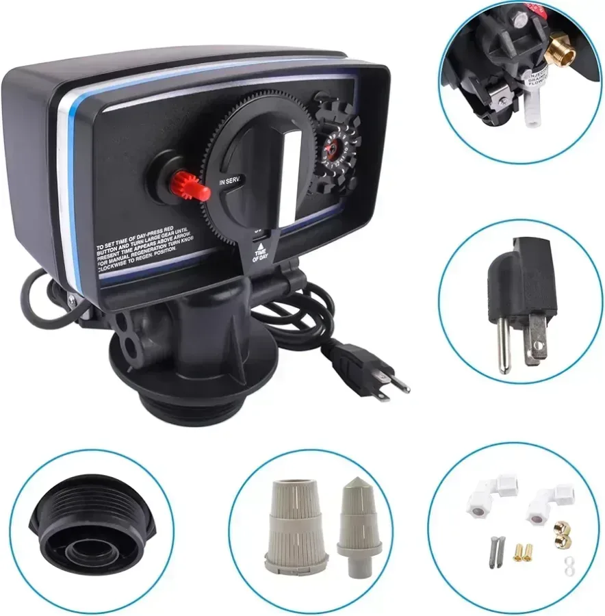 Fleck 5600 Su Yumşaldıcı Klapanı – Timer İdarəetməli Başlıq