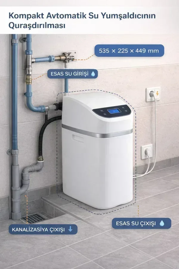 Keman Soft R1 Su Yumşaldıcı (Ağıllı Sistem)