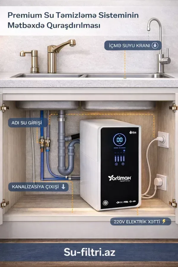 Eonaqua Pro Ortimax Su Təmizləmə Filtri – Dijital Model